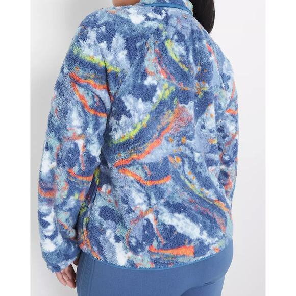 LIVI Crop Snap-Up Sherpa Pullover for Lane Bryant Size 18/20 NWT MSRP 99.95 - Picture 4 of 9